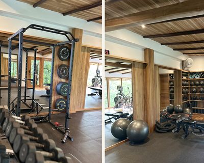 Private gym at Taru