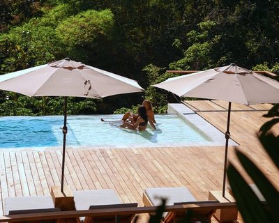 Pool lounge at Taru